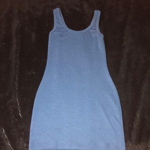 Mini blue dress